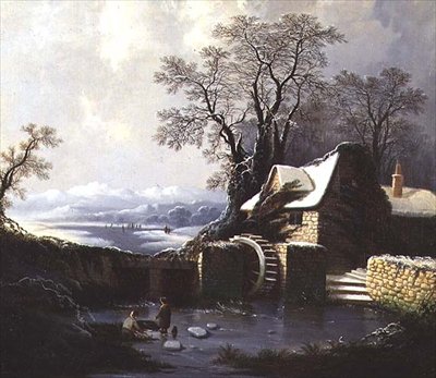 Winterlandschap door George of Chichester Smith