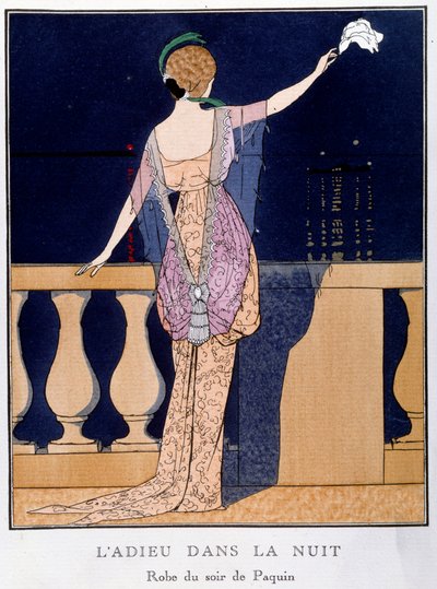 Afscheid in de Nacht door Georges Barbier