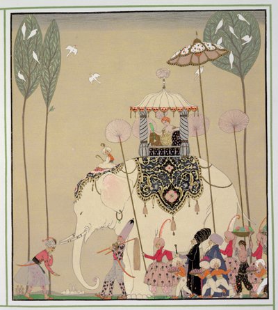 Keizerlijke Processie door Georges Barbier