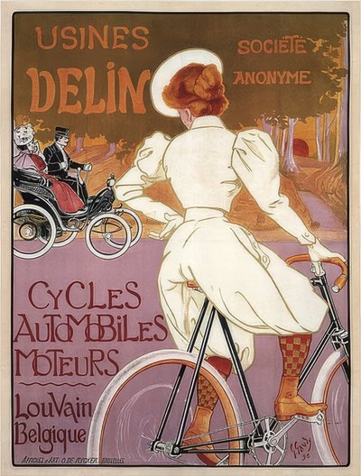 Delin Cycles Automobiles Moteurs door Georges Gaudy