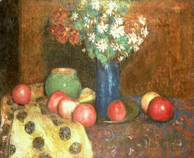 Stilleven met Fruit door Georges Lemmen