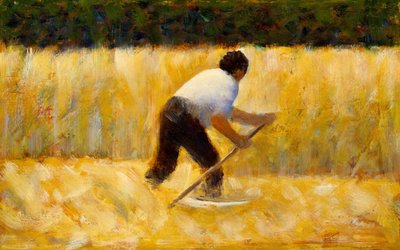 De Maaier door Georges Pierre Seurat