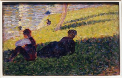 Een zondagmiddag op het eiland van La Grande Jatte door Georges Seurat