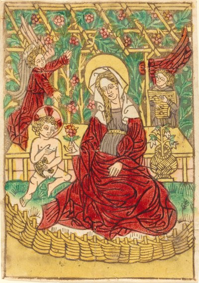 Madonna in een Gesloten Tuin door German 15th Century