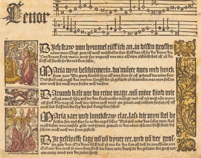 Lied voor de Maagd door German 15th Century