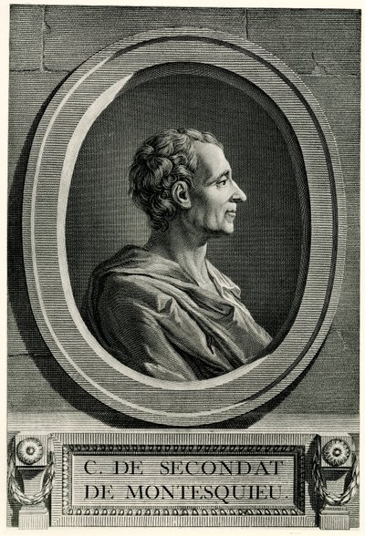 Charles de Secondat de Montesquieu door German School