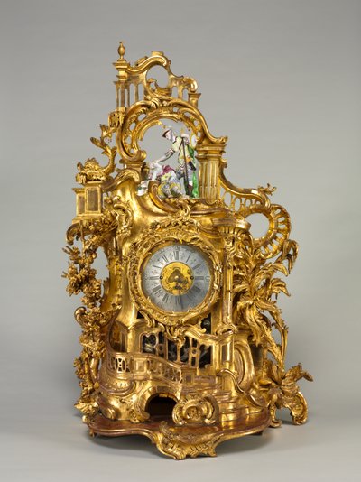 Klok, uurwerkmaker Baumgartinger, c.1750 door German School