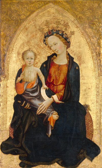 Madonna en Kind, c. 1400 door Gherardo Starnina