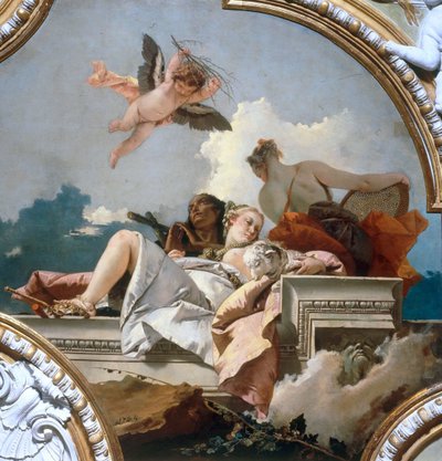 Boetedoening, nederigheid en waarheid, 1744 door Giambattista Tiepolo