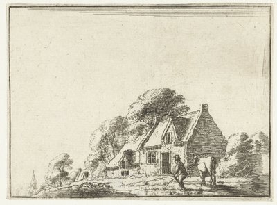 Landschap met een boerderij door Gilles Neyts