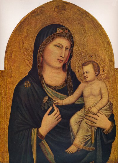 Madonna en Kind, 1310-1315 door Giotto di Bondone