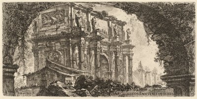 Arco di Costantino door Giovanni Battista Piranesi