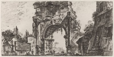 Boog van Drusus door Giovanni Battista Piranesi