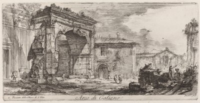 Arco di Traiano in Ancona door Giovanni Battista Piranesi