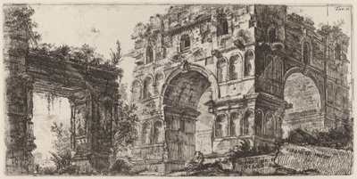 Tempel van Diana door Giovanni Battista Piranesi