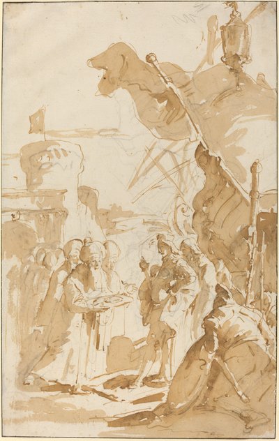 Capitulatie van een Stad door Giovanni Battista Tiepolo