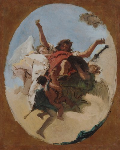 De apotheose van Sint Rochus door Giovanni Battista Tiepolo