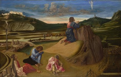 Christus in de tuin van Gethsemane door Giovanni Bellini