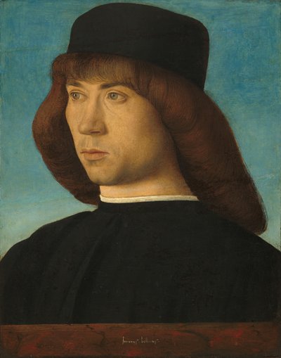 Portret van een Jonge Man door Giovanni Bellini