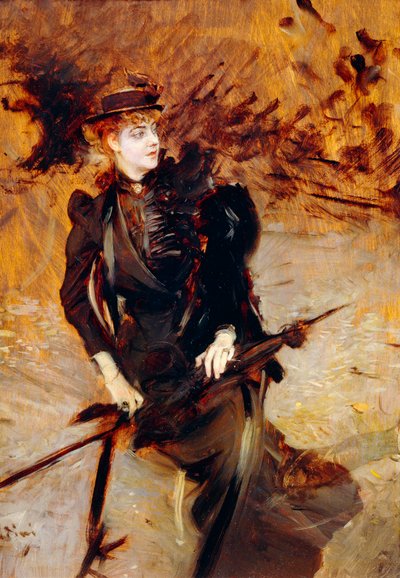 Vrouwelijk portret door Giovanni Boldini