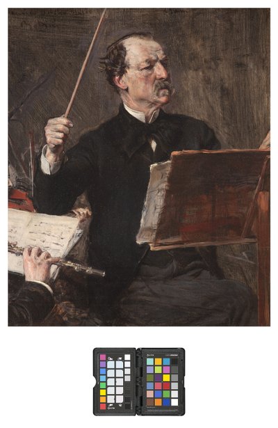 Portret van Donnino Emanuele Muzio door Giovanni Boldini