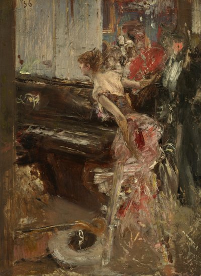 Recital, ca. 1884 door Giovanni Boldini