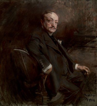 Zelfportret, 1911 door Giovanni Boldini