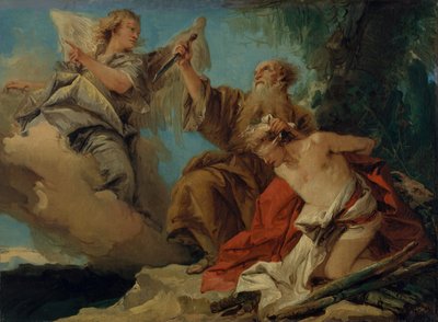 Het Offer van Isaac door Giovanni Domenico Tiepolo