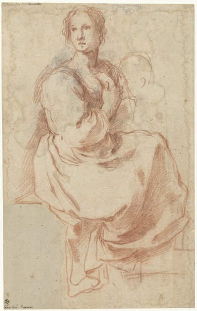 Studie voor Pero door Giovanni Martinelli (attributed to)