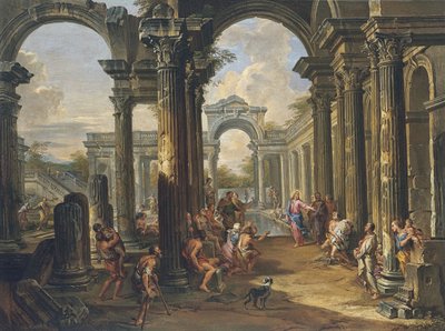 Het badwater van Bethesda door Giovanni Paolo Pannini