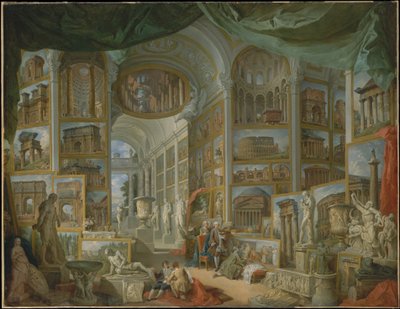 Oud Rome, 1757 door Giovanni Paolo Pannini