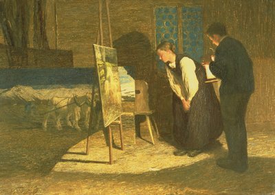 Mijn modellen door Giovanni Segantini