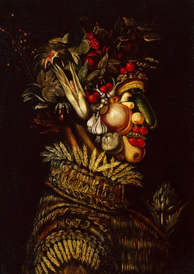 Zomer door Giuseppe Arcimboldo