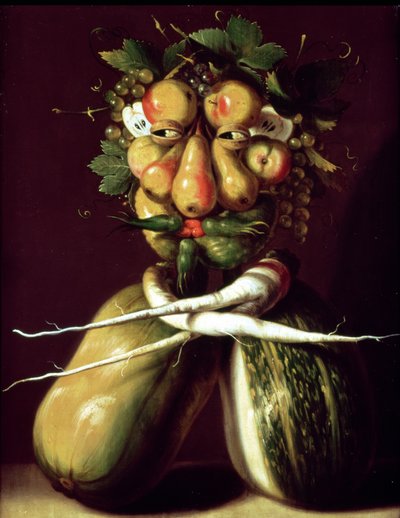 Grillig Portret door Giuseppe Arcimboldo