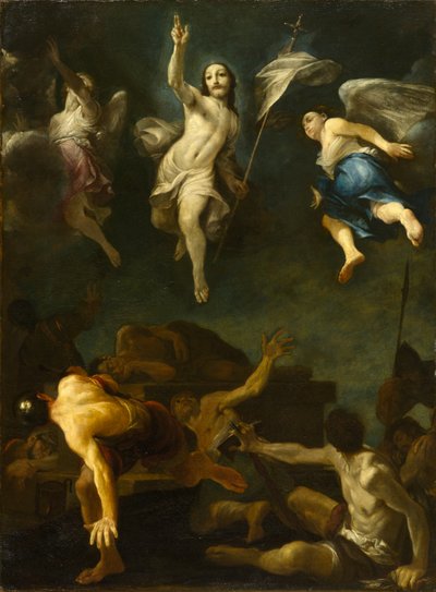 De opstanding van Christus, ca. 1690 door Giuseppe Maria Crespi