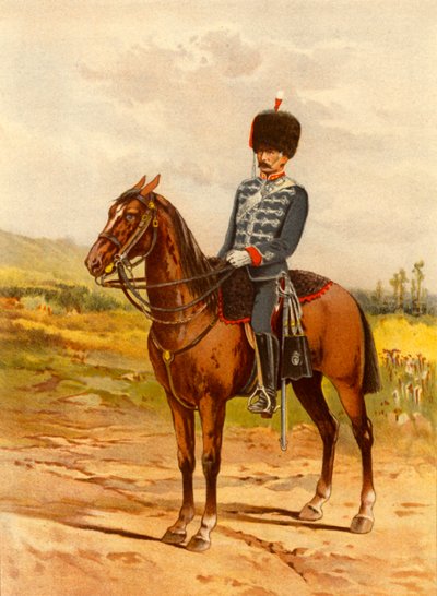 De Eervolle Artillerie Compagnie Cavalerie, 1890 door Godfrey Douglas Giles