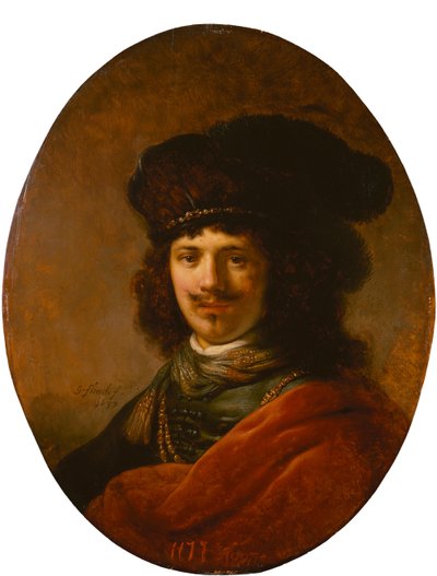 Portret van een jonge man, 1637 door Govaert Flinck