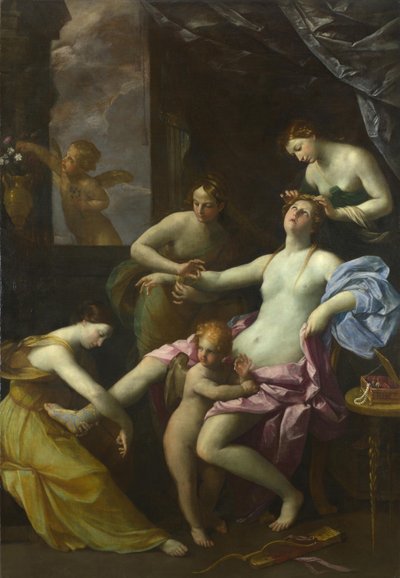 Het toilet van Venus door Guido Reni