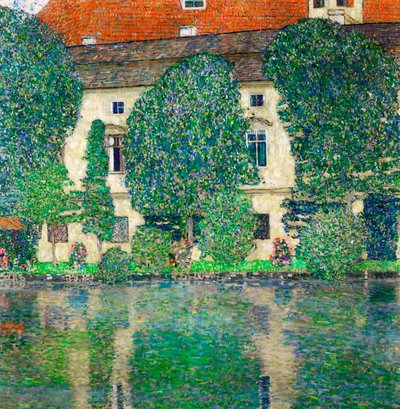 Schloss Kammer aan het Attersee III, 1910 door Gustav Klimt