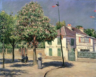 Wandeling in Argenteuil, 1883 door Gustave Caillebotte