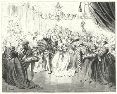 Cendrillon; Assepoester (gravure) door Gustave Dore