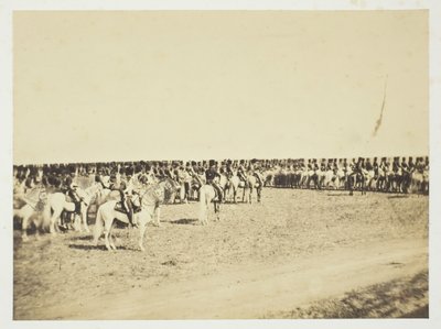 Zonder titel [cavalerie], 1857 door Gustave Le Gray