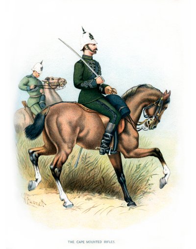 The Cape Mounted Rifles, ca. 1890 door H. Bunnett