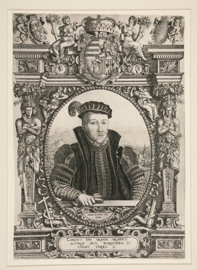 Portret van Aartshertog Karel van Stiermarken door Hanns Lautensack