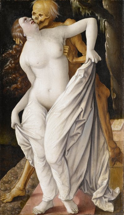 Dood en Vrouw door Hans Baldung Grien