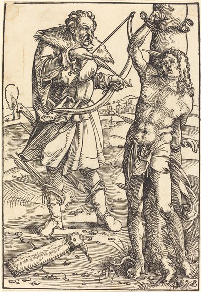 Het Martelaarschap van Sint Sebastiaan door Hans Baldung Grien