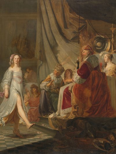 Salome danst voor Herodes door Hans Horions