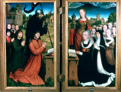 Drieluik van de familie Moreel door Hans Memling