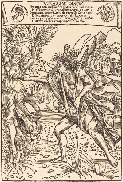 Apollo en Daphne door Hans Süss von Kulmbach