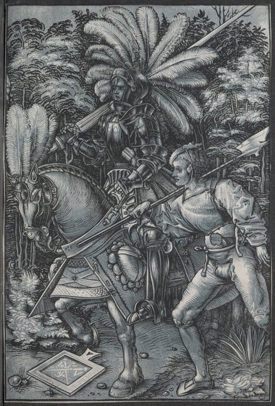 De Ridder en Lansquenet, c. 1512 door Hans Wechtlin